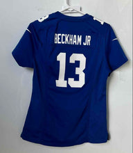 Load image into Gallery viewer, Nike Unisex Kids Blue New York Giants Odell Beckham Jr #13 NFL Jersey Size M
