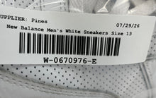 Load image into Gallery viewer, New Balance Mens 501 MZ501IOF White Low Top Lace-Up Sneaker Shoes Size 13 D
