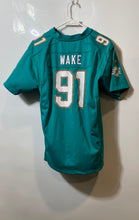 Load image into Gallery viewer, Nike Unisex Kids Blue NFL Miami Dolphins Cameron Wake #91 Football Jersey Sz XL

