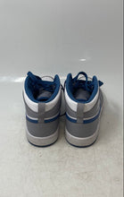 Load image into Gallery viewer, Nike Kids Air Jordan 1 Mid DQ8426-014 Gray White Blue Sneakers Shoes Size 3Y
