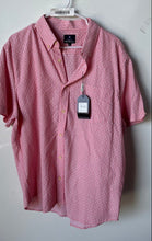 Load image into Gallery viewer, Ben Sherman Mens Peach Check Cotton Long Sleeve Button-Up Shirt Size XL With Tag
