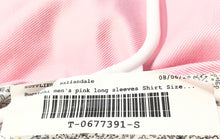Load image into Gallery viewer, Bugatchi Mens Pink Long Sleeve Collared Shaped Fit Button-Up Shirt Size L W/ Tag
