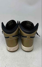 Load image into Gallery viewer, Nike Kids Air Jordan 1 Retro High OG Black Golden Lace-Up Sneaker Shoes Size 7Y
