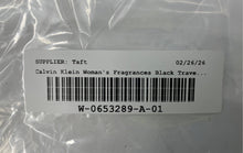 Load image into Gallery viewer, Calvin Klein Fragrances Mens Black Faux Leather Travel Duffle Bag With Tag
