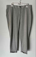 Load image into Gallery viewer, Zara Mens Gray Flat Front Straight leg Slash Pocket Ankle Pants Size 34

