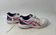 Load image into Gallery viewer, Asics Mens Gel Game 8 LE 1044A046 White Red Lace-Up Low Top Running Shoes Size 6
