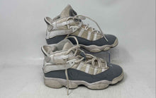 Load image into Gallery viewer, Nike Boys Air Jordan 6 Rings 323419-121 White Gray Sneaker Shoes Size 4.5Y
