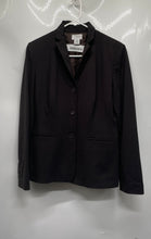 Load image into Gallery viewer, Ann Taylor Womens Brown Long Sleeve Notch Lapel Three Button Blazer Size 4
