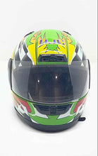 Load image into Gallery viewer, HJC Mens Multicolor Dot Approved Full Face Motorcycle Helmet Size XXL
