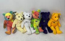 Load image into Gallery viewer, Set Of 6 Pcs Salvino's 1998 Plush Bear Mixed Variety Bamm Beano's Toy With Tag
