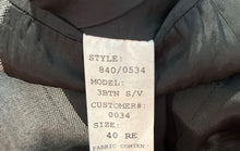 Load image into Gallery viewer, Fratelli Tallia Di Delfino Mens Gray Long Sleeve Three-Button Blazer Size 40R
