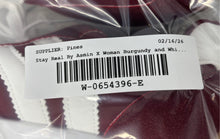 Load image into Gallery viewer, Stay Real By Asmin X Womens Burgundy White Lace-Up Sneakers Shoes Size 6.5
