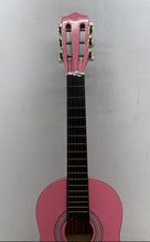 Load image into Gallery viewer, Main Street Kids Pink 6-Strings Beginners Classical Acoustic Guitar With Gig Bag
