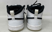 Load image into Gallery viewer, Authentic Nike Kids Air Jordan 1 Mid Black White Sneaker Shoes Size 5C In Box

