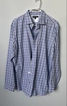 Load image into Gallery viewer, Banana Republic Mens Multicolor Plaid Non-Iron Slim Fit Button-Up Shirt Size XL
