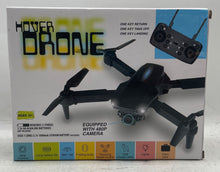 Load image into Gallery viewer, Hover Drone Black 480p Folding Quadcopter Camera With Controller Not Tested
