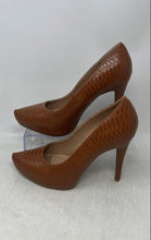 Load image into Gallery viewer, BCBGeneration Womens Brown Leather Slip-On Stiletto Pump Heels Size 9M
