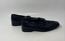 Load image into Gallery viewer, Tommy Hilfiger Mens Simol Black Leather Slip-On Penny Loafer Shoes Size 8

