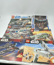 Load image into Gallery viewer, Lot Of 6 Pieces Lego Star Wars Mixed Variety Instruction Manuals Booklets
