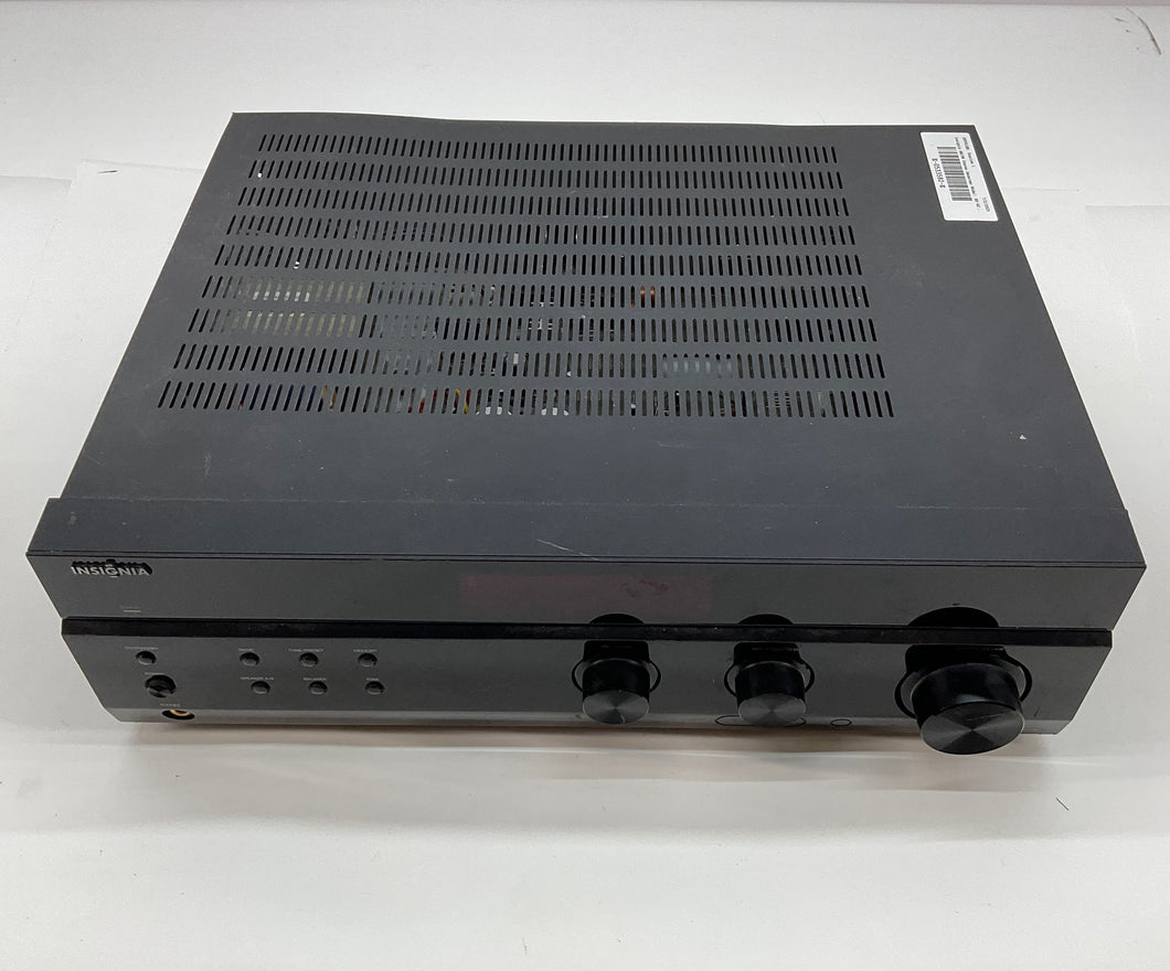 Insignia Model NS-R2001 Black 2.0 Channel AM/FM Stereo Receiver Not Tested