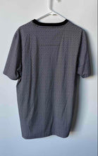 Load image into Gallery viewer, Hugo Boss Mens White Black Geometric Short Sleeve Crew Neck T-Shirt Size Large
