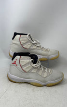 Load image into Gallery viewer, Nike Mens Air Jordan 11 Retro White Beige Red Sneakers Shoes Size 11.5
