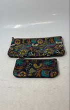 Load image into Gallery viewer, Fossil Womens Multicolor Designer Print Zipper Clutch Purse With Wallet
