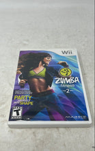Load image into Gallery viewer, Majesco Entertainment Zumba Fitness 2 Video Game For Nintendo Wii In Case
