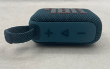 Load image into Gallery viewer, JBL Go 4 Blue Waterproof Dustproof Portable Wireless Bluetooth Mini Speaker
