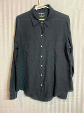 Load image into Gallery viewer, Lilly Pulitzer Mens Black Long Sleeve Collared Button-Up Shirt Size Medium
