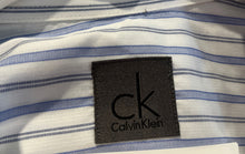 Load image into Gallery viewer, Calvin Klein Mens Multicolor Collared Long Sleeve Dress Shirt Size XL
