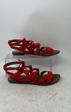 Load image into Gallery viewer, Sam Edelman Womens Gemma Orange Leather Open Toe Gladiator Sandals Size 6M

