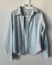 Load image into Gallery viewer, Brooks Brothers Womens Light Blue Cotton Non-Iron Long Sleeve Button-Up Shirt 8
