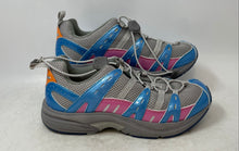Load image into Gallery viewer, Dr. Comfort Womens Refresh Gray Blue Lace-Up Sneakers Shoes Size 9
