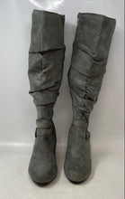 Load image into Gallery viewer, So Authentic American Heritage Womens Limousine Gray Knee High Boots Size 8 M
