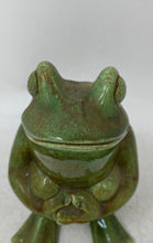 Load image into Gallery viewer, Engraved Green Home Decorative Collectible Frog Figurine
