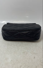 Load image into Gallery viewer, Bebe Womens Abigail Black Quilted Faux Leather Chain Strap Crossbody Handbag
