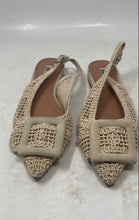 Load image into Gallery viewer, Bibi Lou Womens 55mm Dalila Beige Buckle Slingback Sandals Size EUR 38
