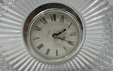 Load image into Gallery viewer, Vintage Mikasa Diamond Fire Collectible Crystal Mantel Clock Not Tested
