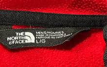 Load image into Gallery viewer, The North Face Mens Red Black Colorblock Long Sleeve Full-Zip Hoodie Size L
