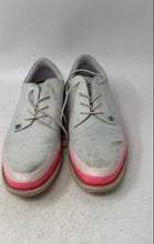 Load image into Gallery viewer, G/Fore Womens Tuxedo Gallivanter Gray Pink Leather Lace-Up Golf Shoes Size 11
