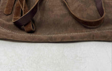 Load image into Gallery viewer, Unbranded Mens Brown Canvas Leather Adjustable Strap Flap Messenger Bag

