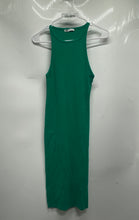 Load image into Gallery viewer, Zara Womens Green Sleeveless Scoop Neck Midi Bodycon Dress Size Medium
