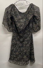 Load image into Gallery viewer, Zara Womens Multicolor Floral Printed Cold-Shoulder Mini Dress Size Small
