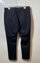 Load image into Gallery viewer, DKNY Jeans Womens Black Blue Flat Front Skinny Leg Ponte Pull-On Pants Size XL
