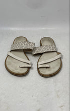 Load image into Gallery viewer, Michael Kors Womens Pratt White Toe Ring Slip-On Flat Slide Sandals Size 7M
