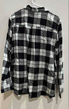 Load image into Gallery viewer, Express Womens Multicolor Plaid Cotton Long Sleeve Collared Button-Up Shirt Sz L
