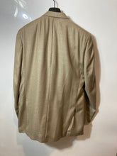 Load image into Gallery viewer, Chaps Mens Beige Long Sleeve Notch Collar Slim Fit 2-Button Blazer Size 44L
