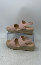 Load image into Gallery viewer, Marc Fisher Kids Marren Pink Glitter Wedge Heel Espadrille Sandals Size 4/2.5

