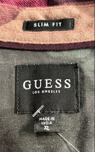 Load image into Gallery viewer, Guess Mens Multicolor Check Long Sleeve Collared Slim Fit Button-Up Shirt Sz XL

